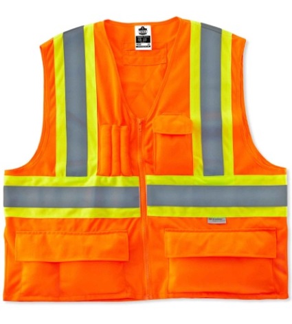 GloWear® 8235ZX Type R Class 2 Two-Tone X-Back Vest - Vests